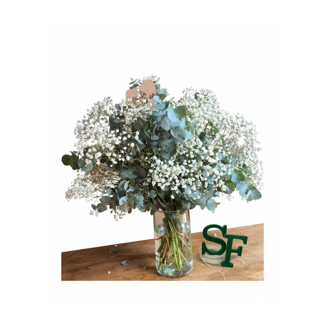 Ramo Eternidad de Eucalipto y Paniculata | Hazlo tú mismo con flores nacionales Ramo Eternidad de Eucalipto y Paniculata | Hazlo tú mismo con flores nacionales