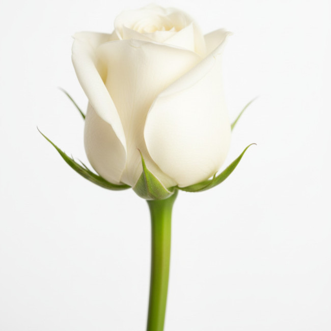 Ramo de 12 Rosas Blancas de 60 cm | Ideal para Todos los Santos Ramo de 12 Rosas Blancas de 60 cm | Ideal para Todos los Santos