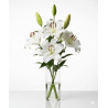 5 TALLOS LILIUM ORIENTAL BLANCO