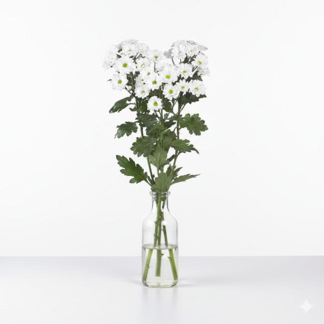 **Margarita Blanca (5 Tallos) | Flor Versátil de Murcia y Chipiona para Todos los Santos**