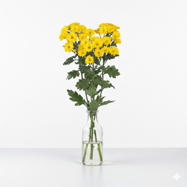 **Margarita Amarilla (5 Tallos) | Flor Versátil de Murcia y Chipiona para Todos los Santos**