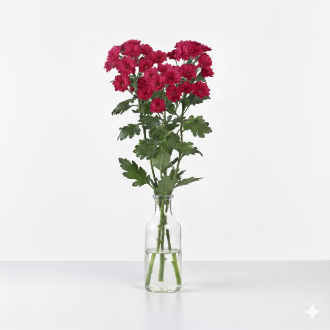 **Margarita Rosa Oscura(5 Tallos) | Flor Versátil de Murcia y Chipiona para Todos los Santos**